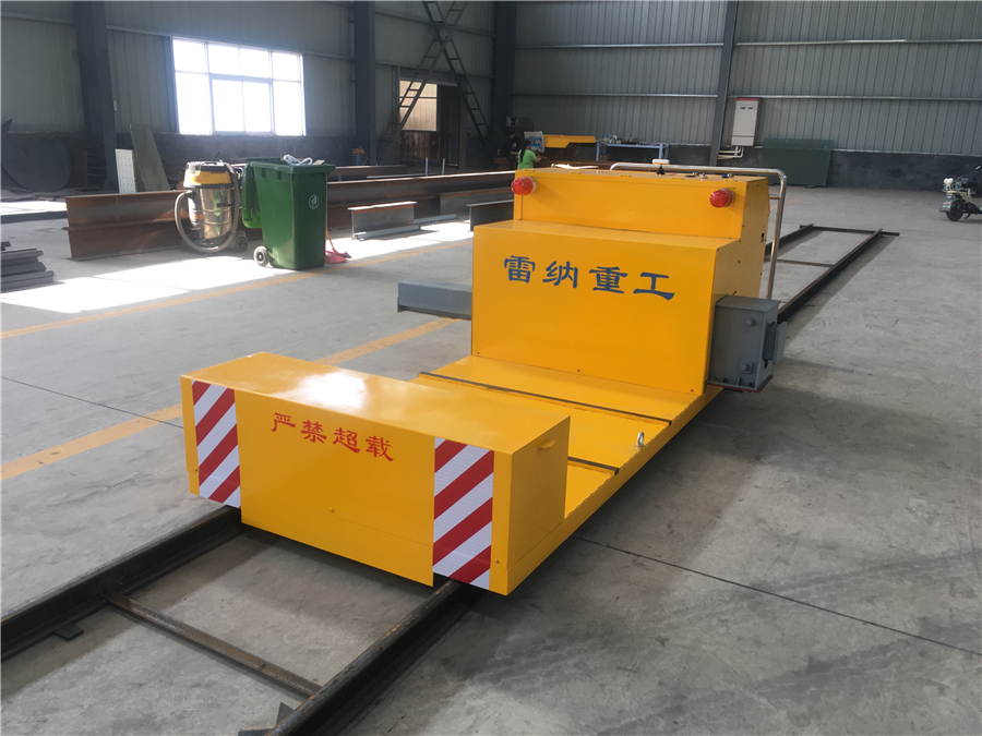 蓄電池供電手推搖桿操作軌道平車(chē)